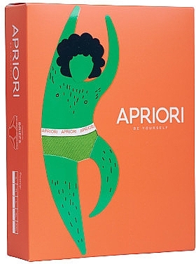 Труси бріфи чоловічі, 2 шт., зелений/жовтий - Apriori Be Yourself — фото N1