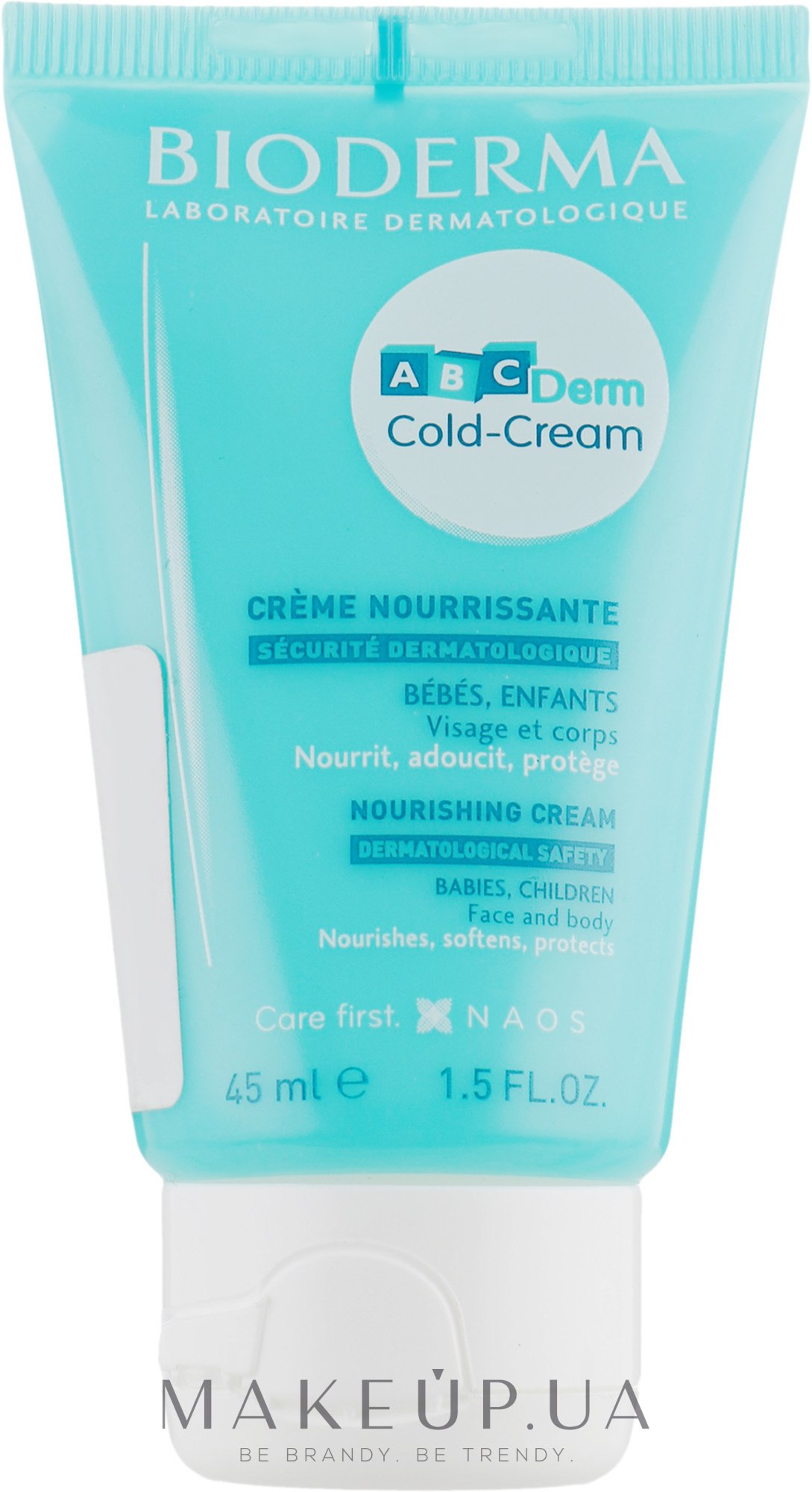 Крем для обличчя і тіла - Bioderma ABCDerm Cold-Cream Nourishing Face And Body Cream — фото 45ml