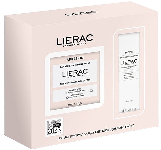 Набор - Lierac Arkeskin (day/f/cr50ml + eye/cr/15ml) — фото N1