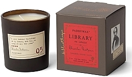 Парфумерія, косметика Ароматична свічка у склянці - Paddywax Library Charles Dickens Candle