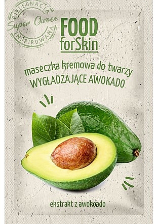 Крем-маска для лица с авокадо - Marion Food for Skin Cream Mask Smoothing Avocado — фото N1