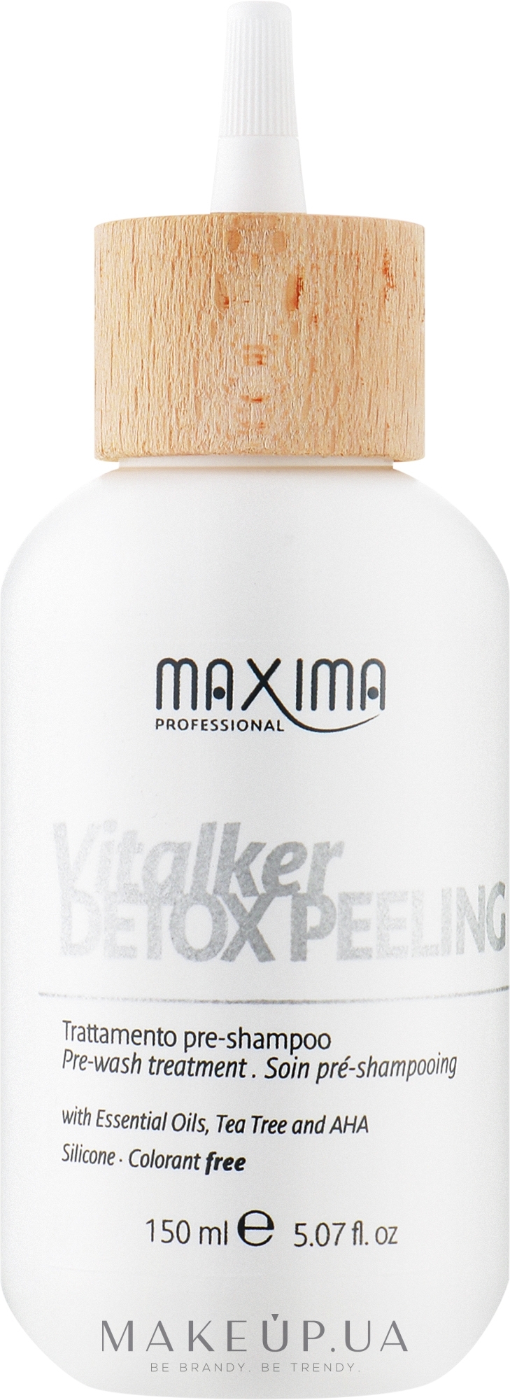 Детокс-пилинг перед шампунем для кожи головы - Maxima Vitalker Detox Peeling Pre Shampoo Hair Treatment — фото 150ml
