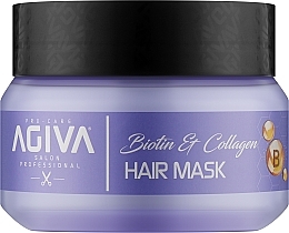 Маска з біотином та колагеном для волосся - Agiva Biotin & Collagen Hair Mask — фото N1