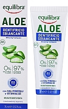 Зубная паста "Отбеливающая" - Equilibra Aloe Whitening Toothpaste — фото N2
