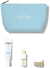 Парфумерія, косметика Набір - Dr. Barbara Sturm Ski Essentials Kit (cr/30ml + serum/10ml + lip/balm/12g + bag)