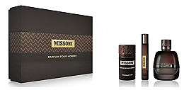 Парфумерія, косметика Missoni Parfum Pour Homme - Набір (edp/100 ml + edp/10 ml + deod/75 ml) 