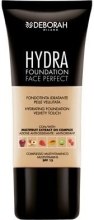 Духи, Парфюмерия, косметика Увлажняющая тональная основа - Deborah Hydra Foundation Face Perfect SPF 15