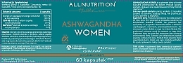 Харчова добавка "Ашваганда" у формі капсул, для жінок - Allnutrition Health Care Ashwagandha Women — фото N2