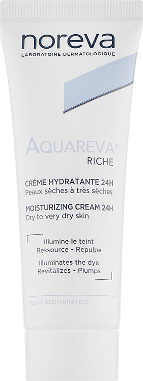 Дневной крем для лица - Noreva Aquareva Moiturizing Cream Rich Textured