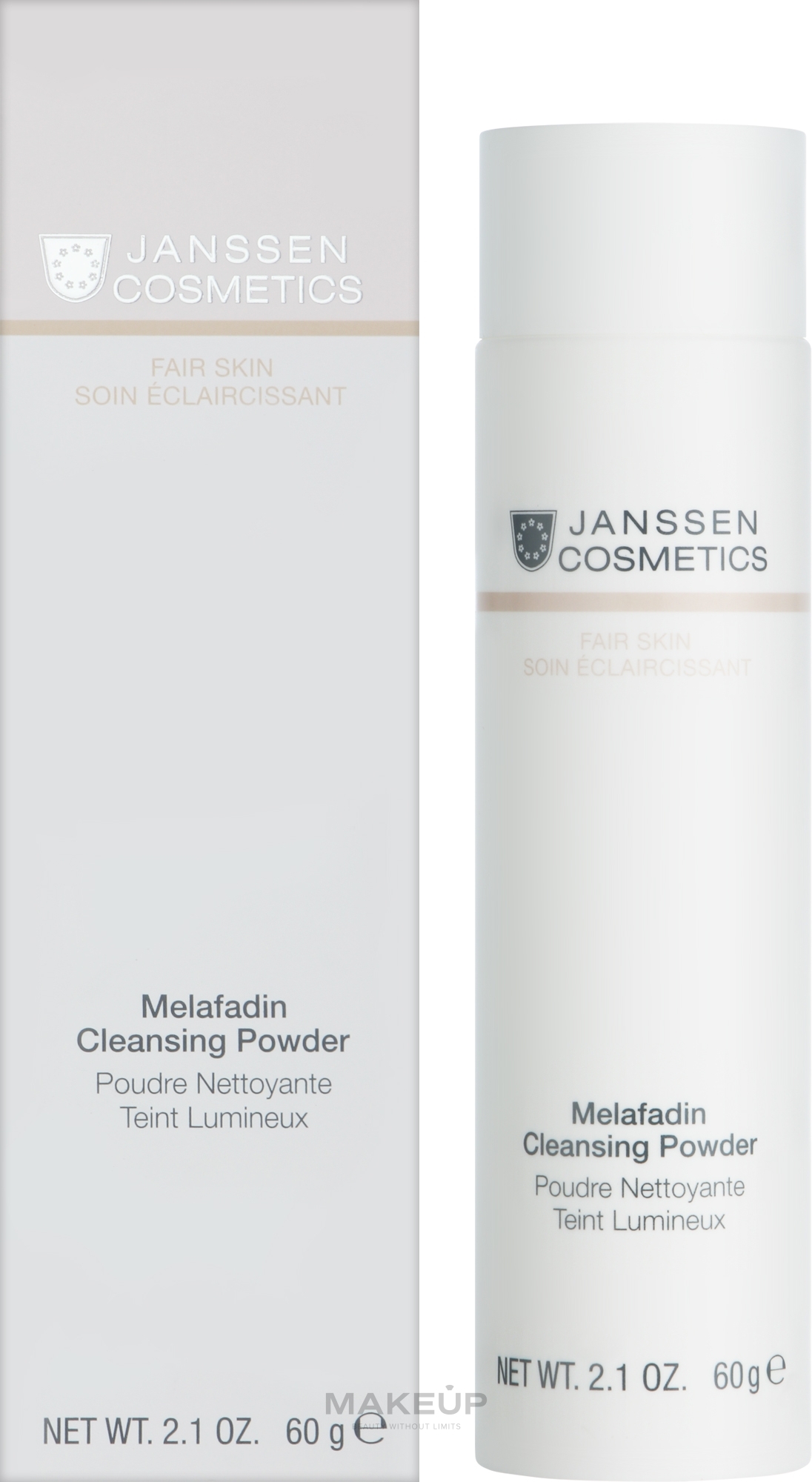Пудра очищувальна та освітлювальна - Janssen Cosmetics Melafadin Cleansing Powder — фото 60g