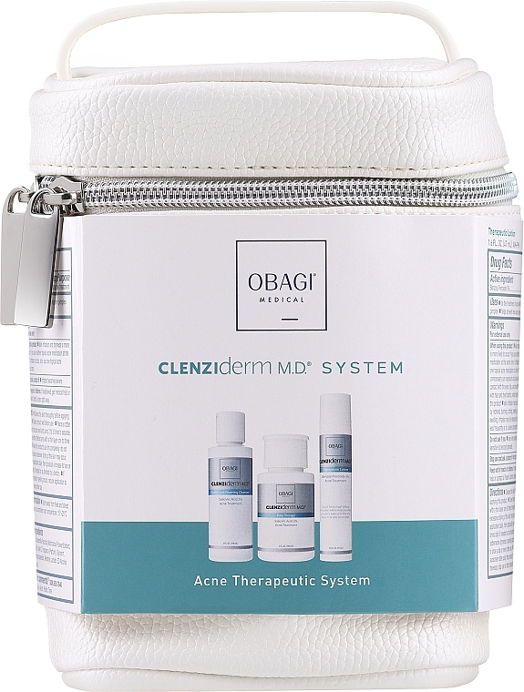 Набор - Obagi Medical CLENZIderm MD Acne Therapeutic System (cleanser/118ml + lot/148ml + lot/47) — фото N1