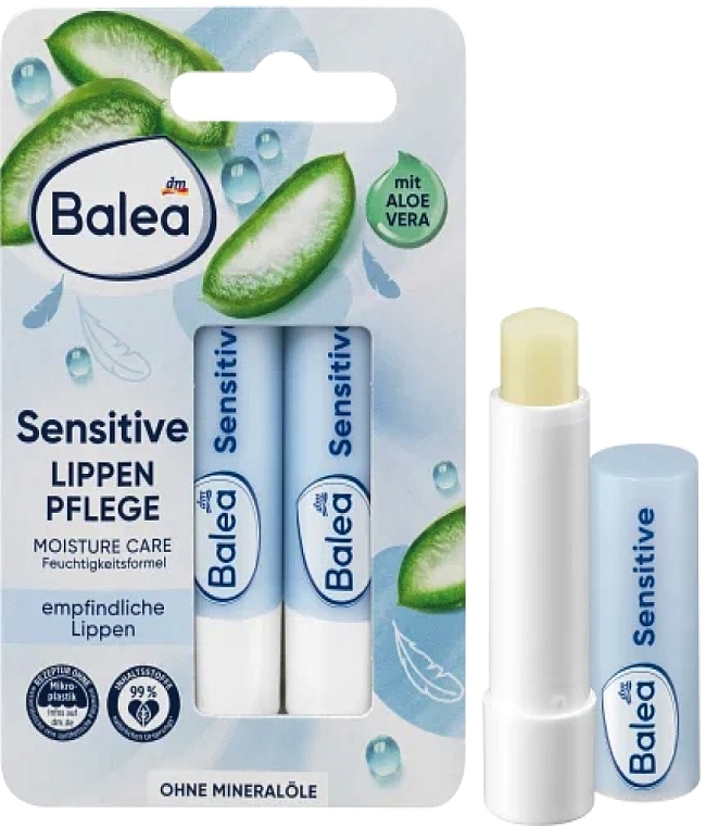 Бальзам для чутливих губ - Balea Sensitive Lippen Pflege — фото N1