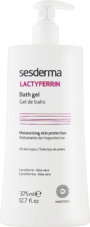 Гель для душа - SesDerma Laboratories Lactyferrin Bath Gel — фото N1