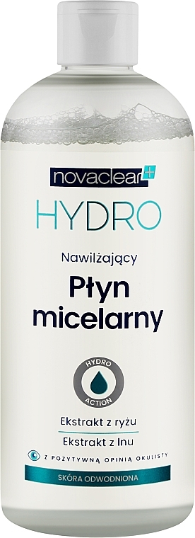 Зволожувальна міцелярна вода - Novaclear Hydro Micellar Water — фото N1