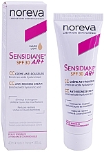 Парфумерія, косметика CC-крем - Noreva Laboratoires Sensidiane AR+ CC Cream Light SPF30