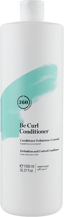 Дисциплинирующий кондиционер для кудрявых и волнистых волос - 360 Be Curl Conditioner — фото N3