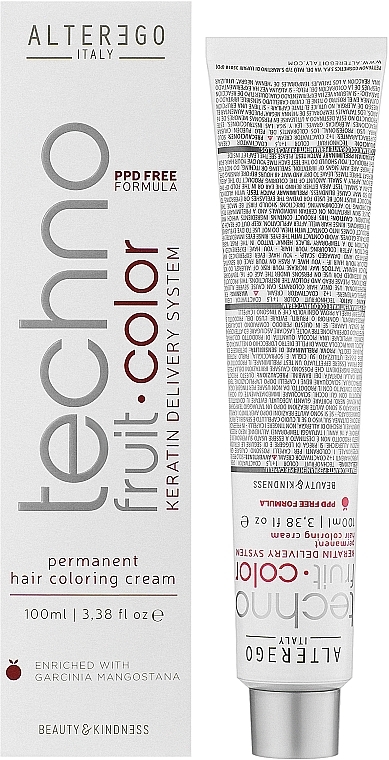 УЦЕНКА Перманентная крем-краска для волос - Alter Ego Techno Fruit Color Permanent Hair Coloring Cream * — фото N1