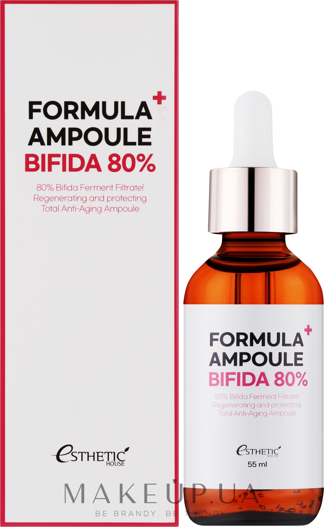 Сироватка з біфідобактеріями для обличчя - Esthetic House Formula Ampoule Bifida 80% — фото 55ml