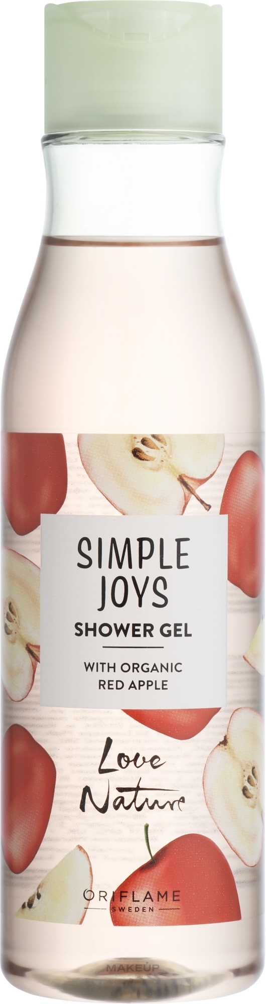 Гель для душа с органическим яблоком - Oriflame Love Nature Simple Joys Shower Gel  — фото 250ml