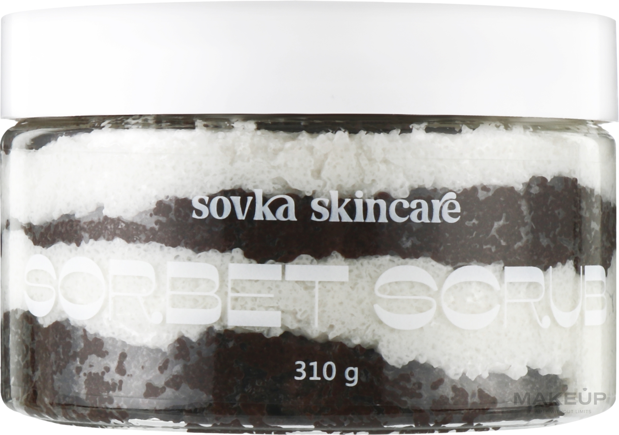 УЦІНКА Скраб для тіла - Sovka Skincare Sorbet Scrub Nutella * — фото 310g