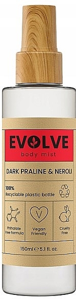 Evolve Dark Praline & Neroli - Парфюмированный спрей для тела — фото N1