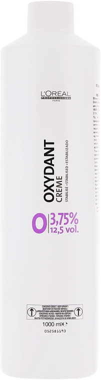Крем-окислитель - L'Oreal Professionnel Oxydant 0 (3,75%) — фото N1