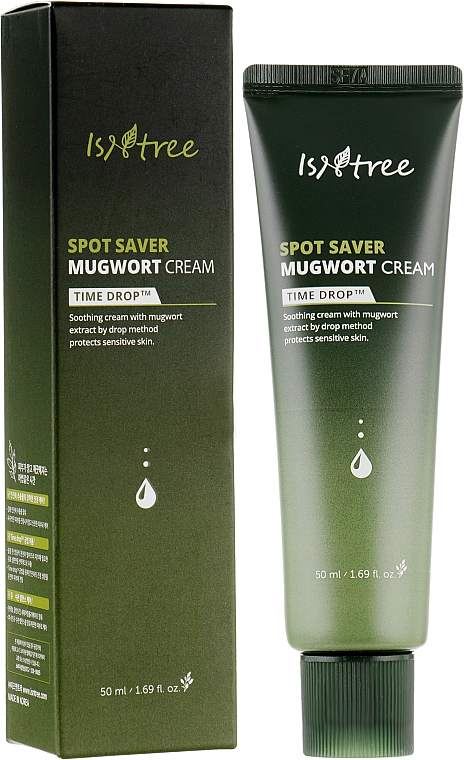 Крем для чувствительной кожи с экстрактом полыни - Isntree Spot Saver Mugwort Cream — фото N3