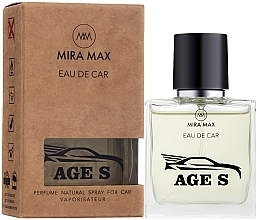 Ароматизатор для авто - Mira Max Eau De Car Age S Perfume Natural Spray For Car Vaporisateur — фото N2