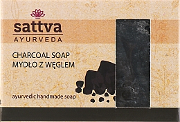 Парфумерія, косметика Мило - Sattva Hand Made Soap Charcoal