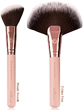 Набір пензлів для макіяжу, 14 шт. - Luvia Cosmetics Rose Golden Vintage Essential Brushes Set — фото N5