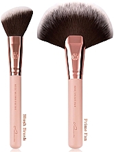 Набор кистей для макияжа, 14 шт - Luvia Cosmetics Rose Golden Vintage Essential Brushes Set — фото N5