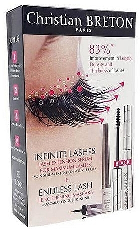 Набір - Christian Breton Eyelash Endless Lash Set (mascara/13 ml+lash/ser/4ml) — фото N1