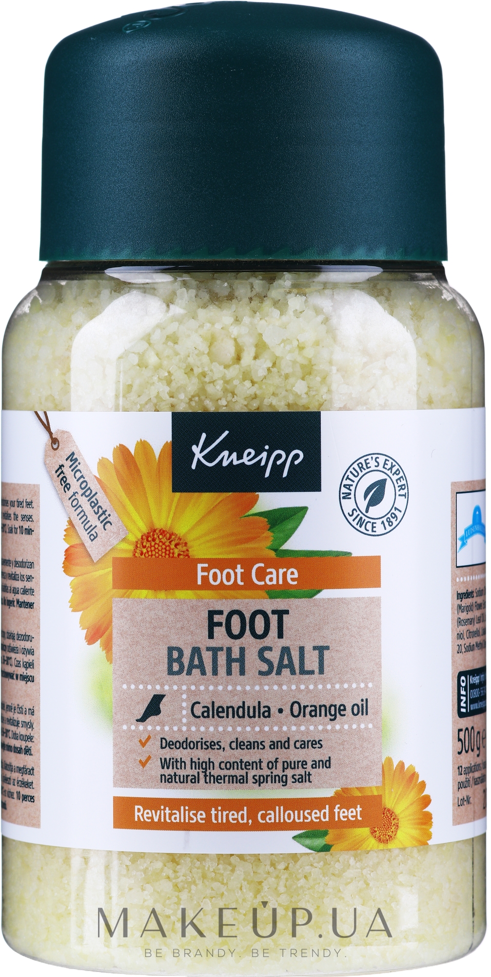 Солевые ванны для ног "Здоровые ноги" с календулой и апельсином - Kneipp Healthy Feet Foot Bath Crystals — фото 500g