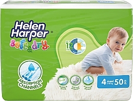 Парфумерія, косметика Дитячі підгузки Soft&Dry Maxi (7-18 кг, 50 шт.) - Helen Harper