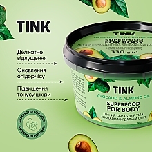 Пенный скраб для тела "Авокадо и миндальное масло" - Tink Superfood For Body Avocado & Almond Oil — фото N4