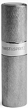 Парфумерія, косметика Атомайзер - Travalo Twist & Spritz Gunmetal Grey Brushed