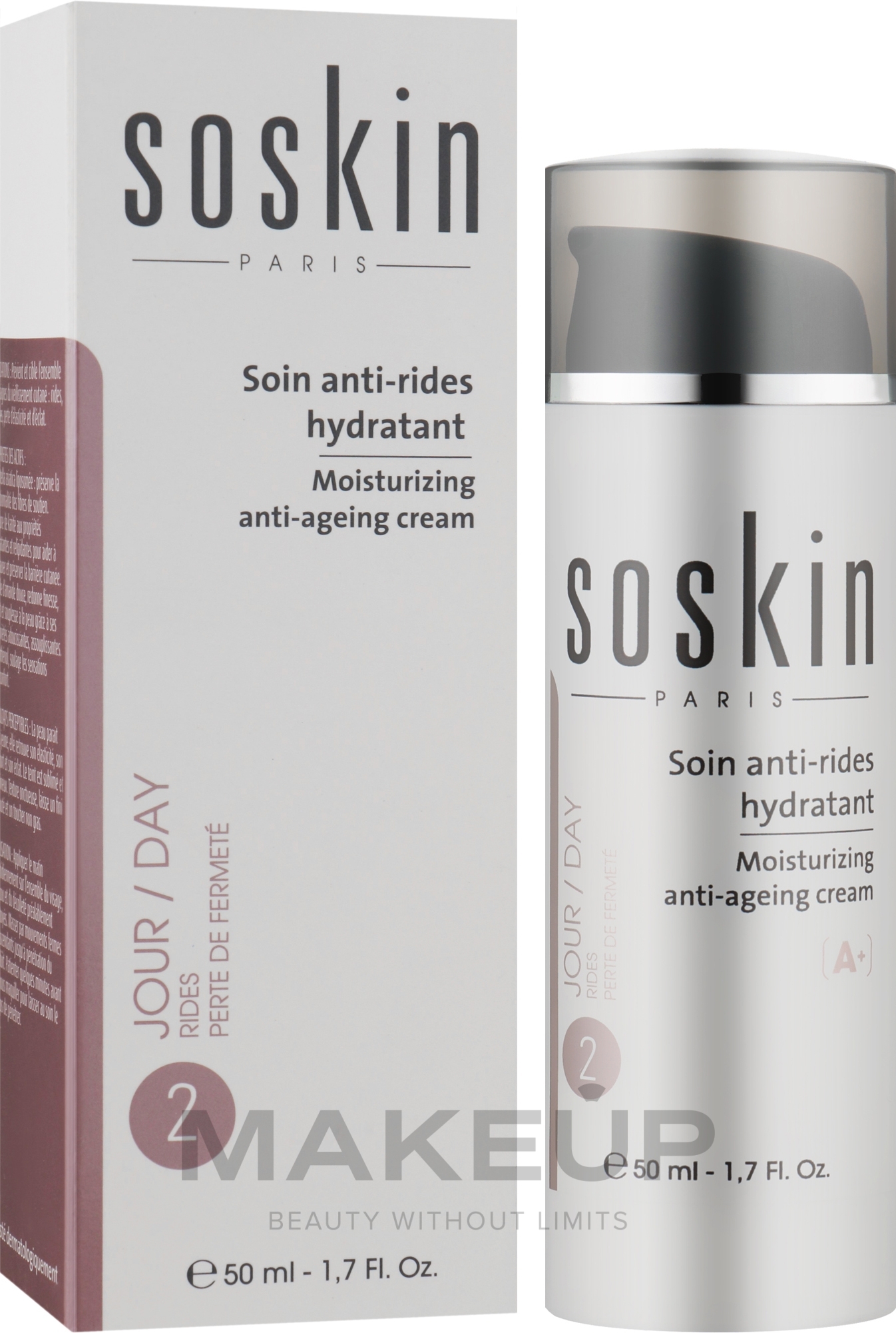 Увлажняющий, омолаживающий крем для лица - Soskin A+ Moisturizing Anti-Ageing Cream — фото 50ml