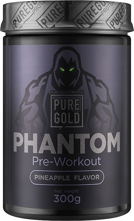 Предтренировочный комплекс "Ананас" - PureGold Phantom Pre-Workout Pineapple — фото N1