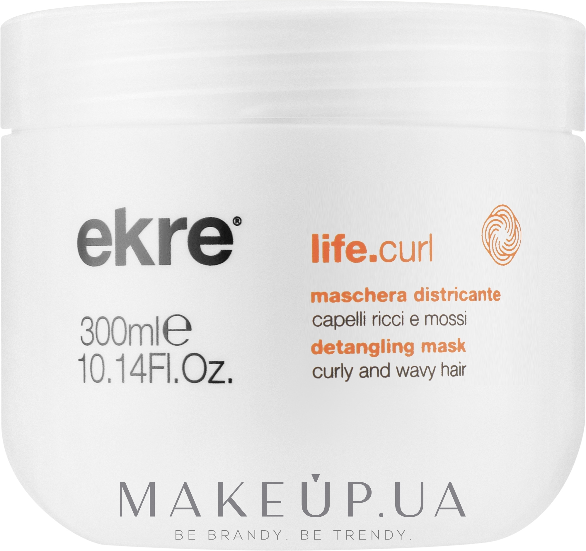 Маска для вьющихся и волнистых волос - Ekre Life.Curl Detangling Curly & Wavy Hair Mask — фото 300ml