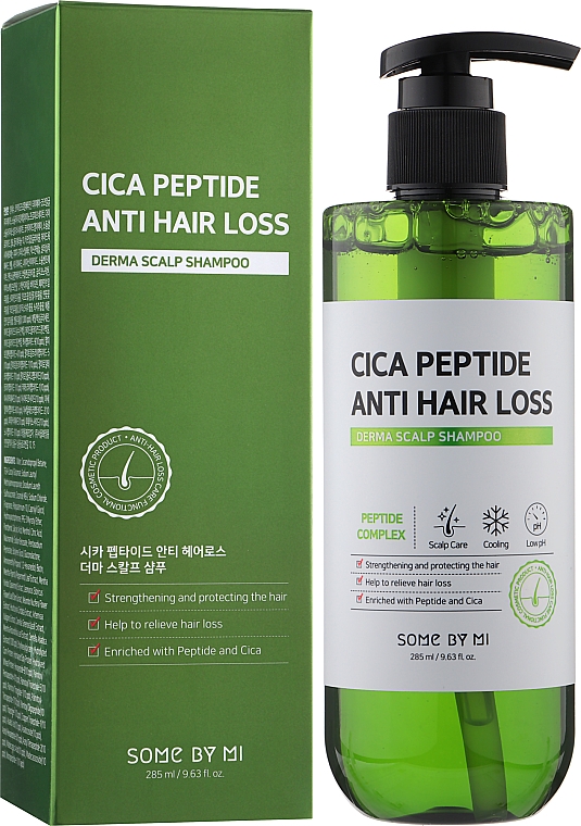 Шампунь проти випадання волосся - Some By Mi Cica Peptide Anti Hair Loss Derma Scalp Shampoo — фото N2
