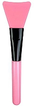 Парфумерія, косметика Силіконовий пензлик для нанесення масок, рожева - Deni Carte