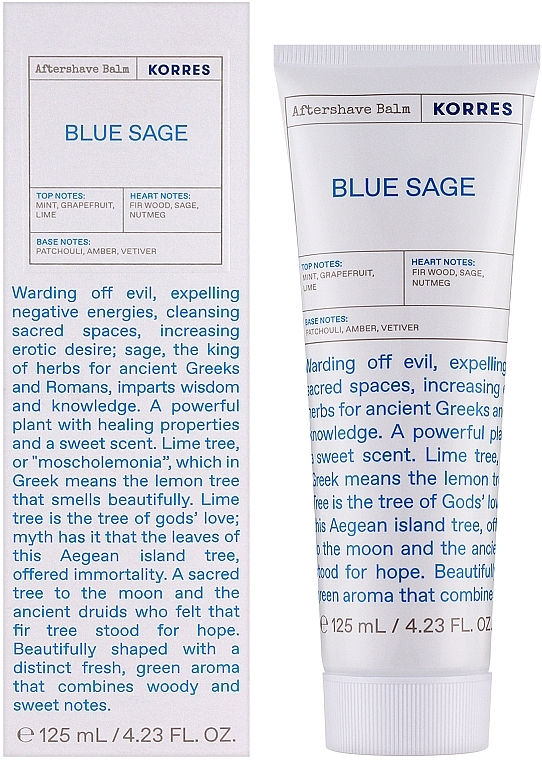 Korres Blue Sage - Бальзам после бритья — фото N2