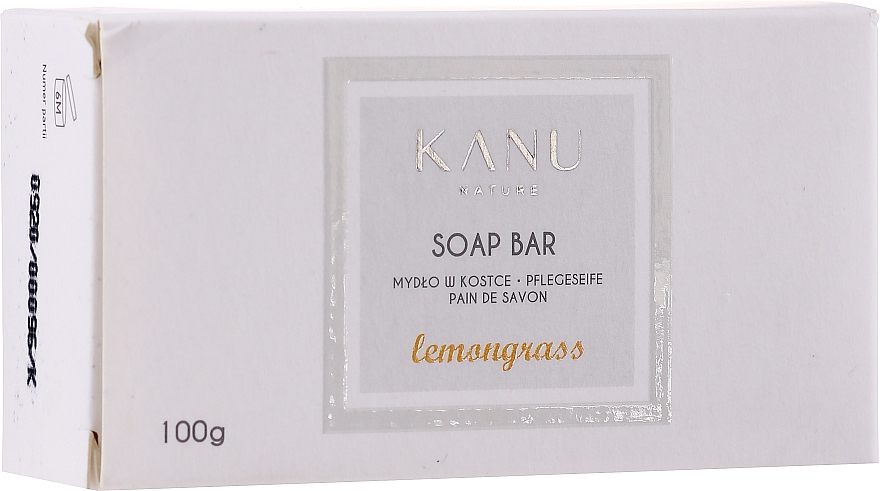 Шматкове мило "Лемонграс" для рук і тіла - Kanu Nature Soap Bar Lemongrass — фото N1
