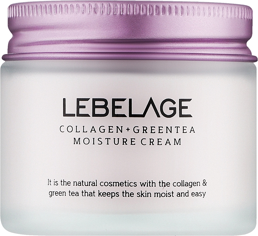 Увлажняющий и питательный крем с коллагеном и зеленым чаем - Lebelage Collagen+Green Tea Moisture Cream — фото N3