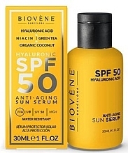 Антивікова сироватка для обличчя - Biovene Anti-Aging Sun Serum SPF50 — фото N1