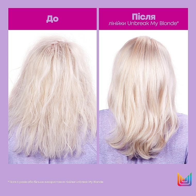 УЦЕНКА Восстанавливающий несмываемый уход для укрепления волос - Matrix Total Results Unbreak My Blonde Reviving Leave-in Treatment * — фото N3