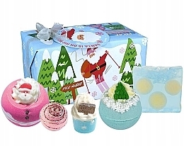 Парфумерія, косметика Набір, 5 продуктів - Bomb Cosmetics Santa's Coming Bath Gift Set