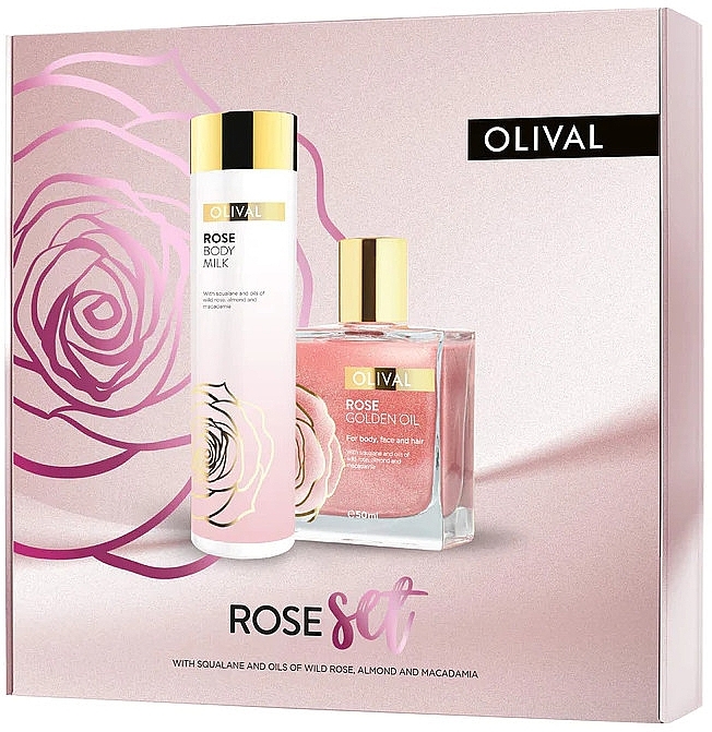 Набор - Olival Rose Set (b/milk/200ml + b/oil/50ml) — фото N1