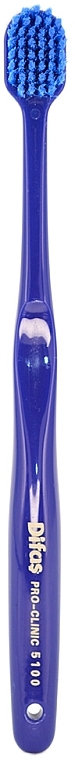 Зубна щітка "Ultra Soft" 512063, темно-синя із синьою щетиною, в кейсі - Difas Pro-Clinic 5100 — фото N2