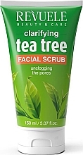 Очищувальний скраб для обличчя - Revuele Tea Tree Clarifying Facial Scrub — фото N1